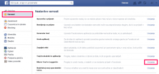 V nastavitvah izberite "Varnost", nato "Where You're Logged In"